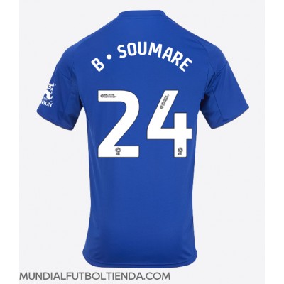 Camiseta Leicester City Boubakary Soumare #24 Primera Equipación Replica 2025-26 mangas cortas Camiseta Leicester City Boubakary Soumare #24 Primera Equipación Replica 2025-26 mangas cortas